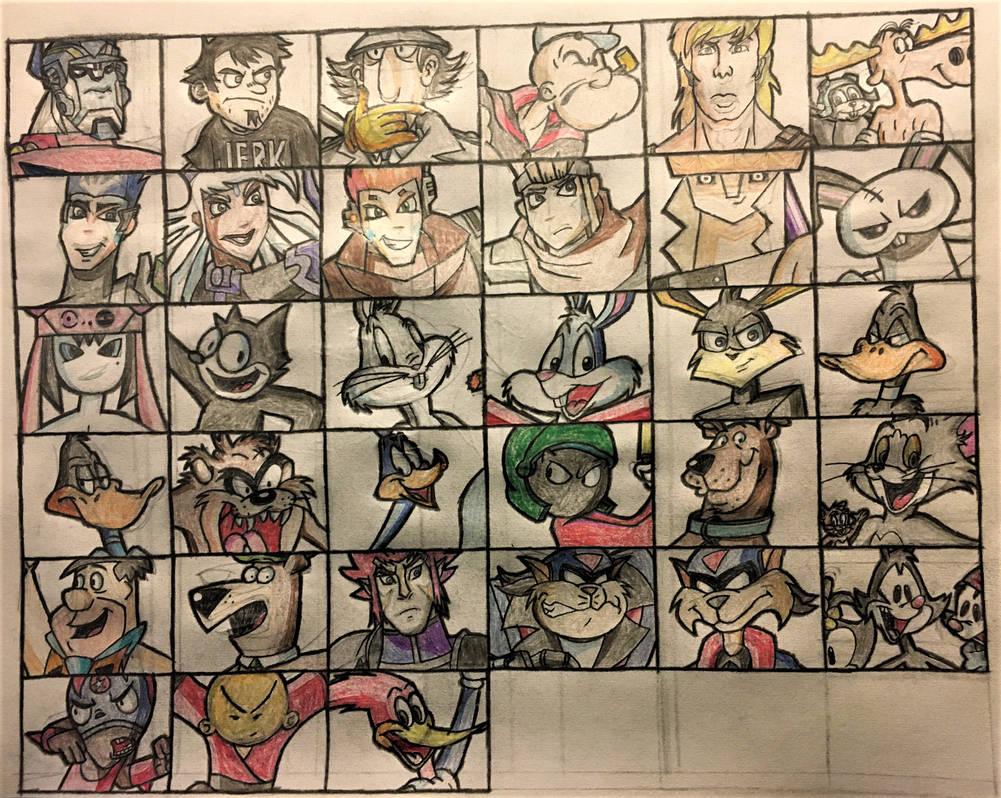 Cartoon Roster Model CCX roster Misc. Kids Cartoons section by CrashBombah on DeviantArt