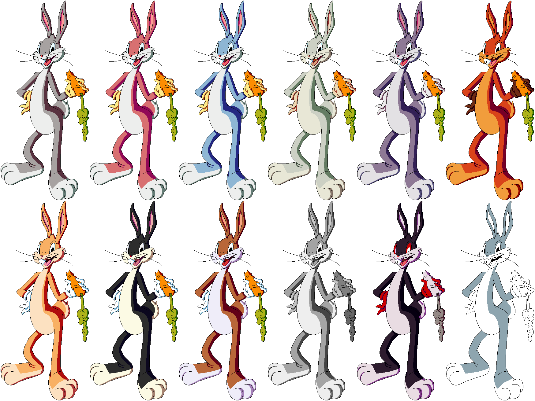Bugs Bunny Skin Color