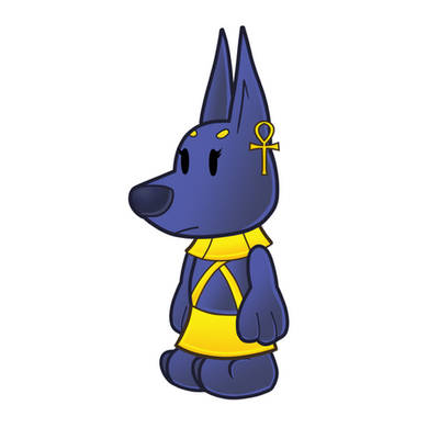 Anubis (Paper Mario Art Style)