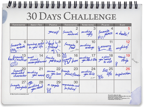 30 Days Challenge Meme