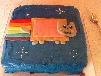 Nyan Cat Cake