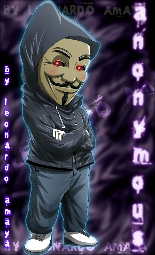 my anonymous draw mi dibujo de anonymous by LeonardoAmaya on DeviantArt
