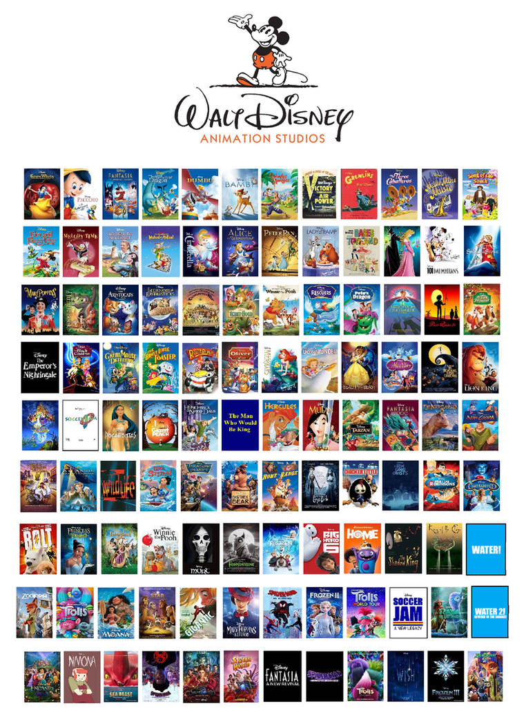 Listof Walt Disney Animation Studios films by BrianAwardsNeko542 on ...
