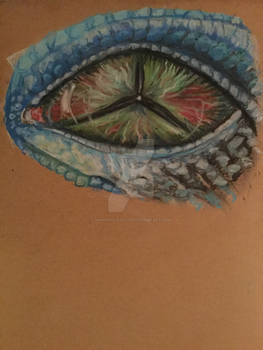 Eye,2017,oilpastel,210x297mm