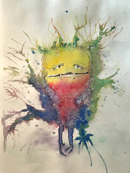 7. Shy monster,2017,170x230mm