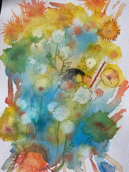 WorldWatercolorMonth vegetation 2023, 14,8x21cm,