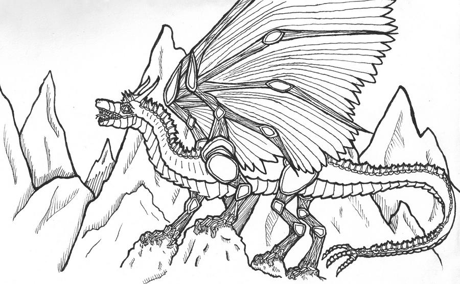 Mecha Dragon - Pen