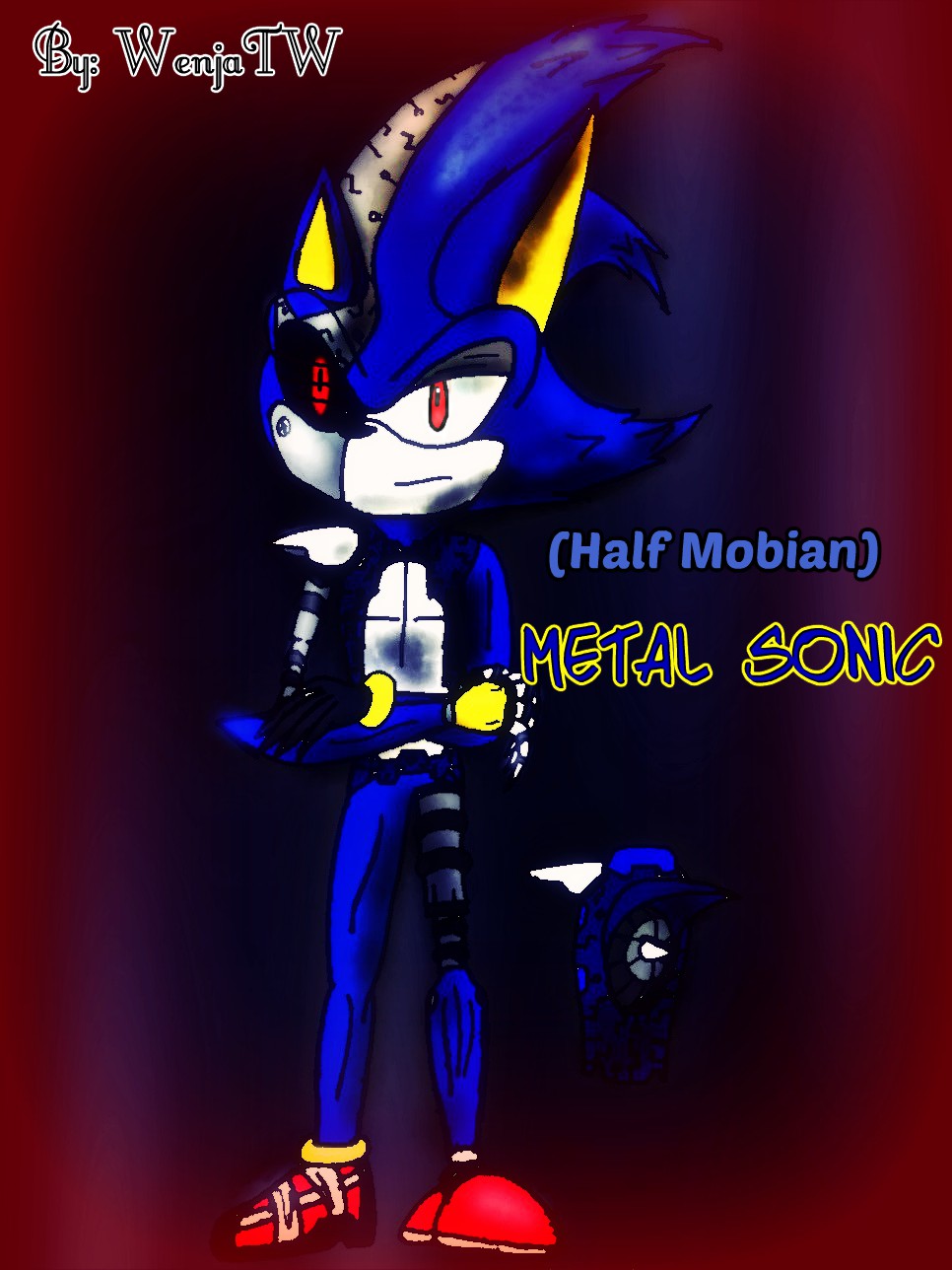 255707 - safe, artist:tiolimond, metal sonic (sonic), fictional