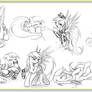 10 Derpy Hooves Sketches