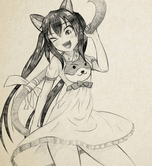 28/100 - Cat Dress Azusa (K-On!)