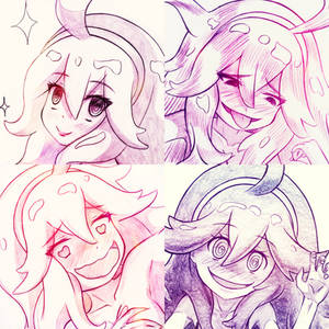 Hex Maniac Sketches (Pokemon X and Y)