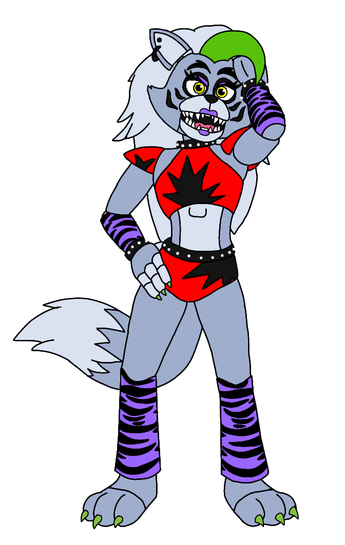 Roxanne Wolf (2D) #1 by JadyellySparkle on DeviantArt