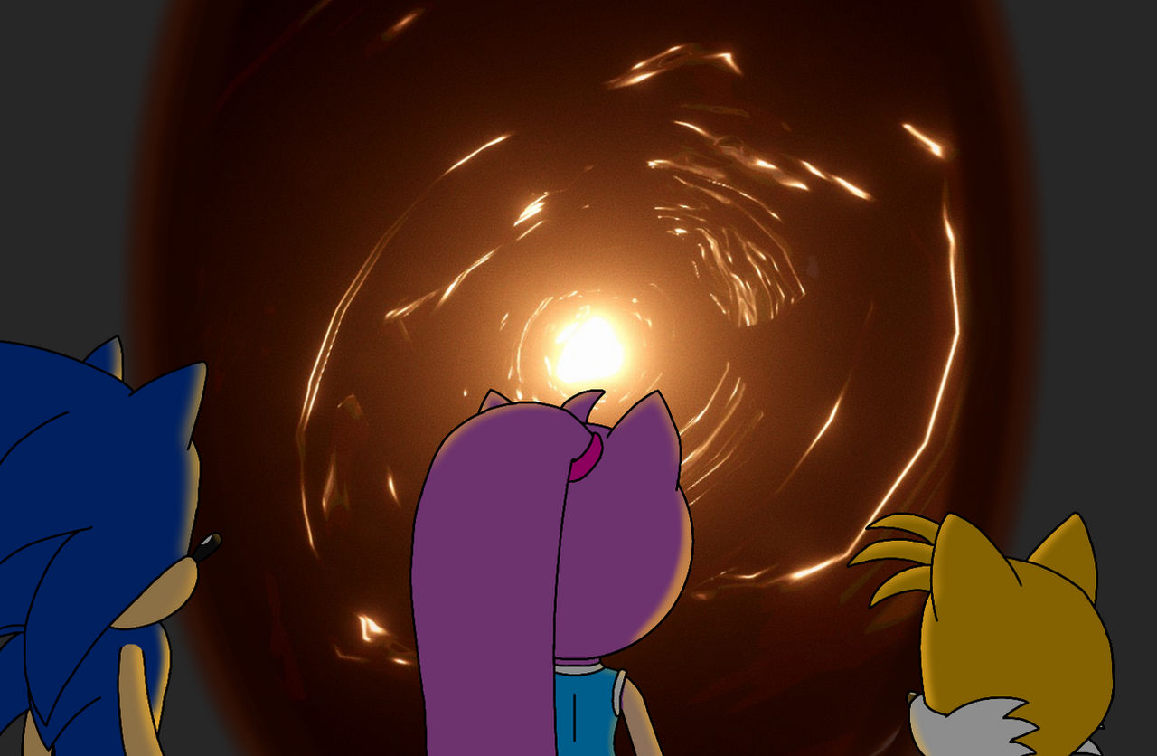 Sonic, Tails and Sparkle seeing the ink portal by JadyellySparkle on ...