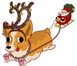 Merry Corgmas by monkette