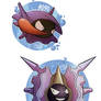 090 - Shellder and 091 - Cloyster