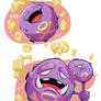 109 - Koffing and 110 Weezing