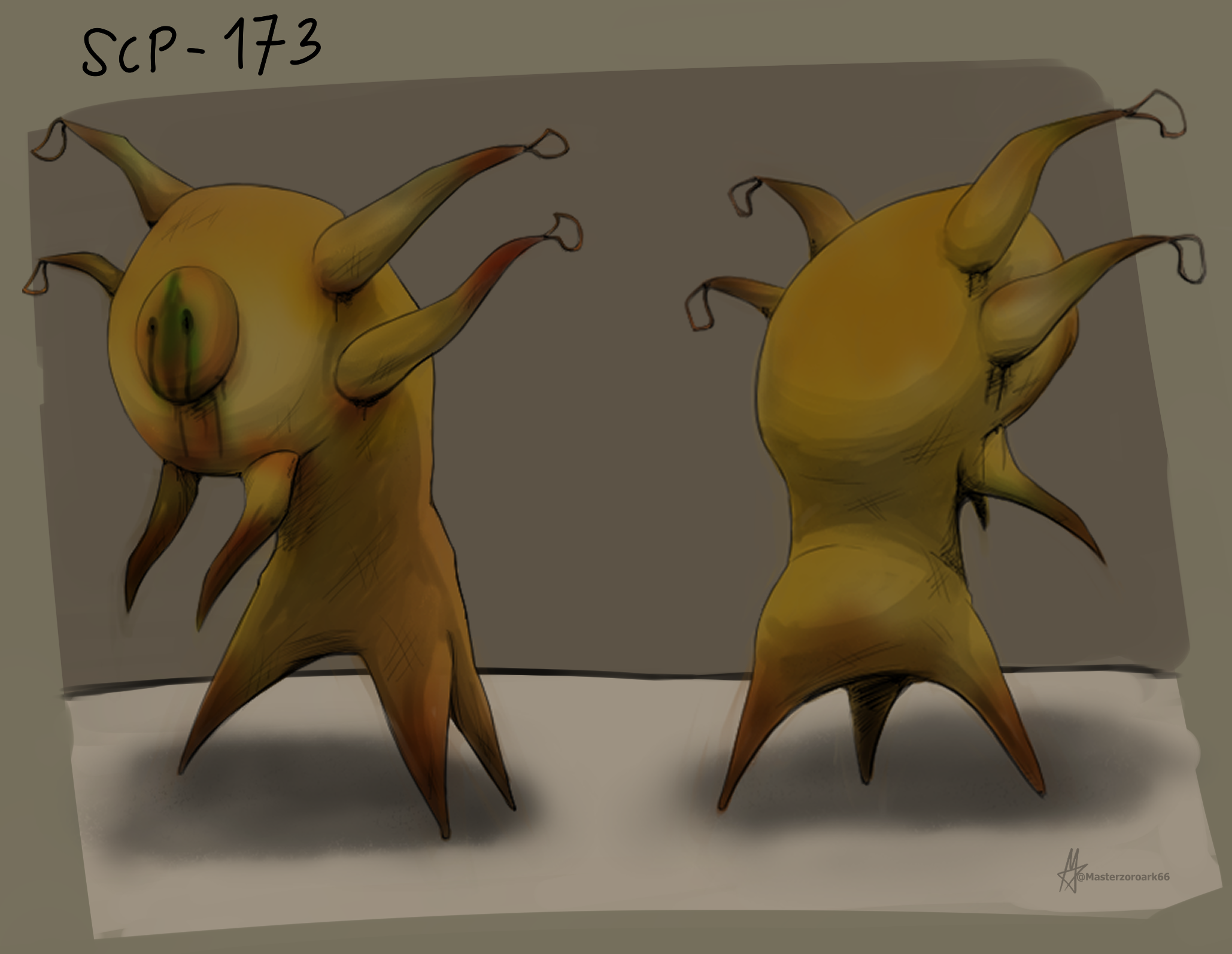 SCP-173 The Sculpture by BlueStrike01 on DeviantArt