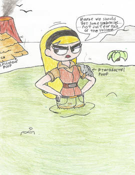 Mandy In Prehistoric world