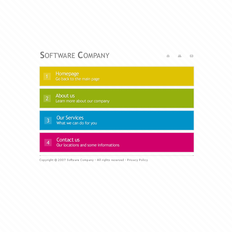 Software Company Template