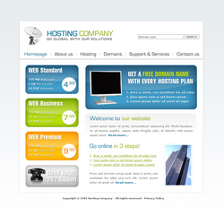 Web Hosting Template for 4T