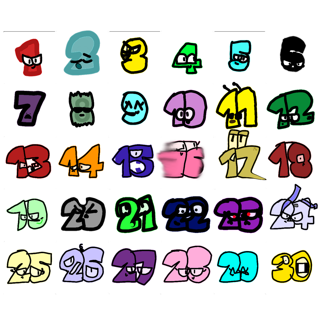 Number Lore S1 in my style (SES) by braden0531 on DeviantArt