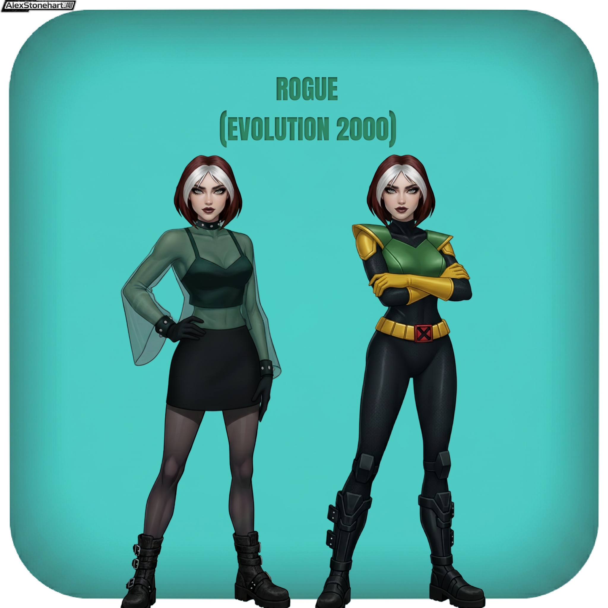 Rogue - (Evolution, 2000) by AlexStonehartAI on DeviantArt