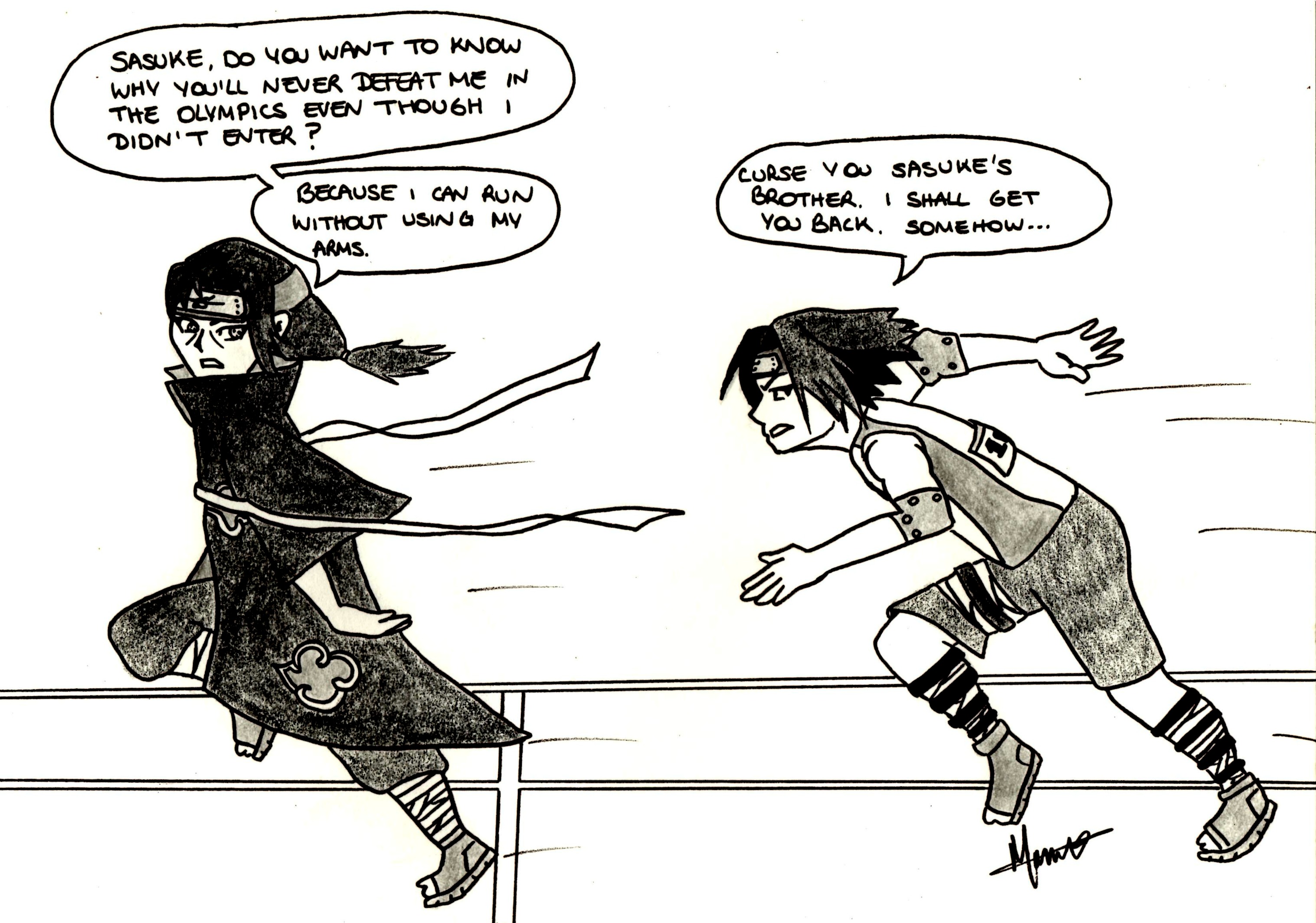 NTACFSSS Olympics - Sasuke and Itachi's race