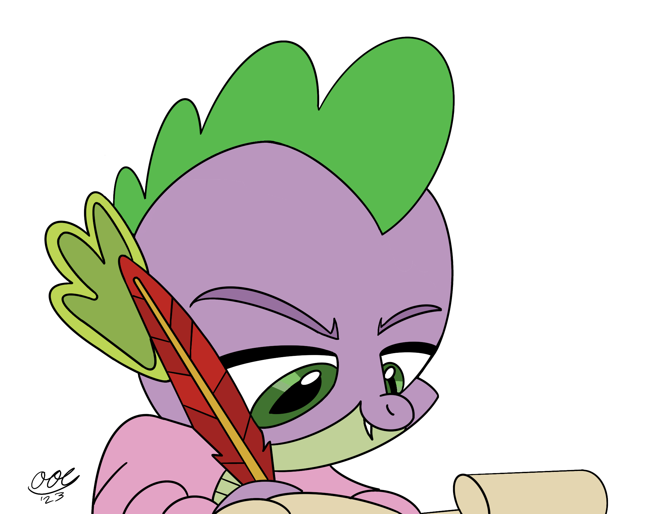 Spike Take A Letter By Sunburst0fSound On DeviantArt Spike take a letter by sunburst0fsound on deviantart
