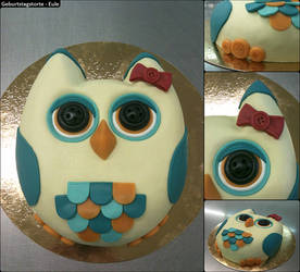 Birthday Cake - Plush Owl