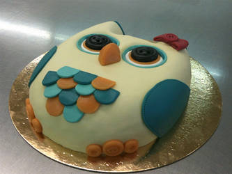 Birthday Cake - Plush Owl 2