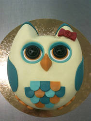 Birthday Cake - Plush Owl 1