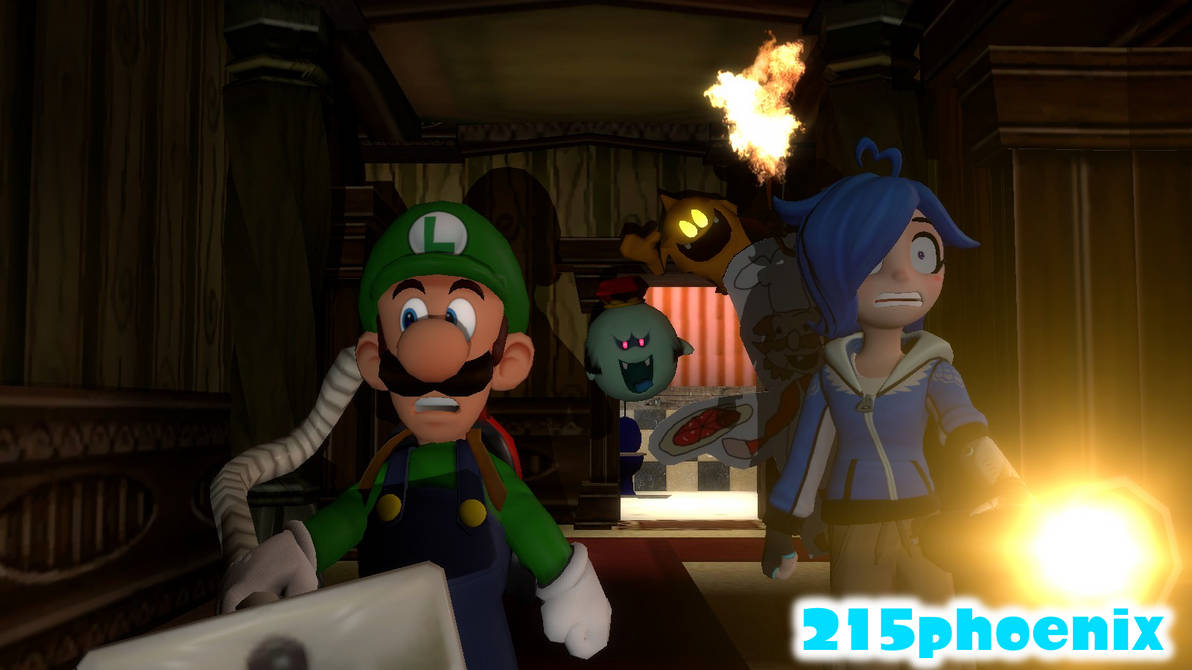 (SMG4) Tari and Luigi: Boo-Busters by 215phoenix on DeviantArt