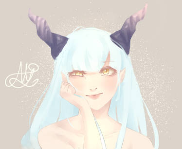 Gurl with horns