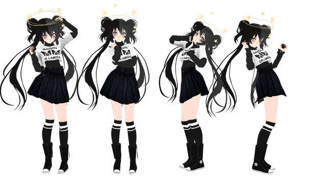 MMD Lonely Rhea DL