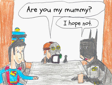 Batman and Superman: Are you my Mummy?