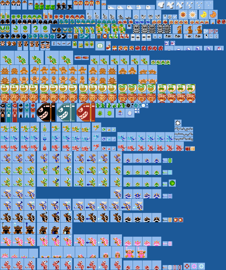 SMM2 - SMB1 Enemies NES Palette by JosueCr4ft on DeviantArt
