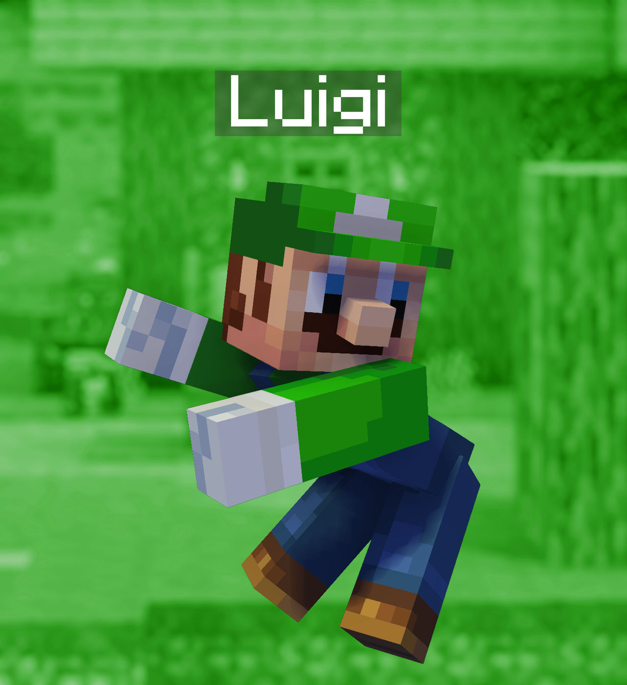 Minecraft Luigi Model Json Format SSBU - 09 Luigi - Minecraft by JosueCr4ft on DeviantArt