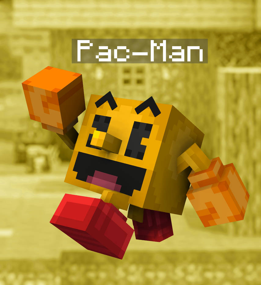 SSBU - 55 Pac-Man - Minecraft by JosueCr4ft on DeviantArt