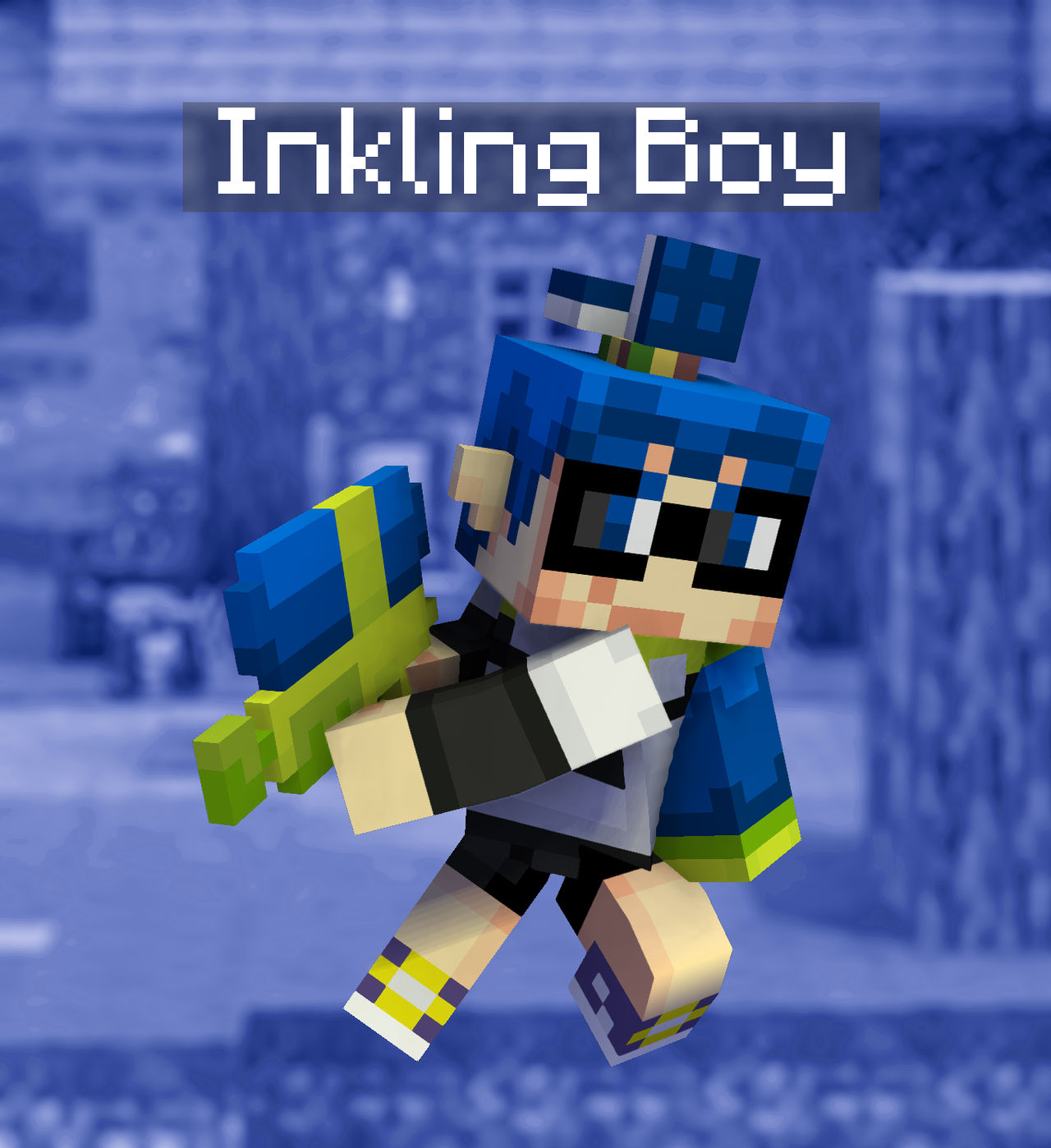Minecraft Inkling Model SSBU - 64 Inkling (Boy) - Minecraft by JosueCr4ft on DeviantArt