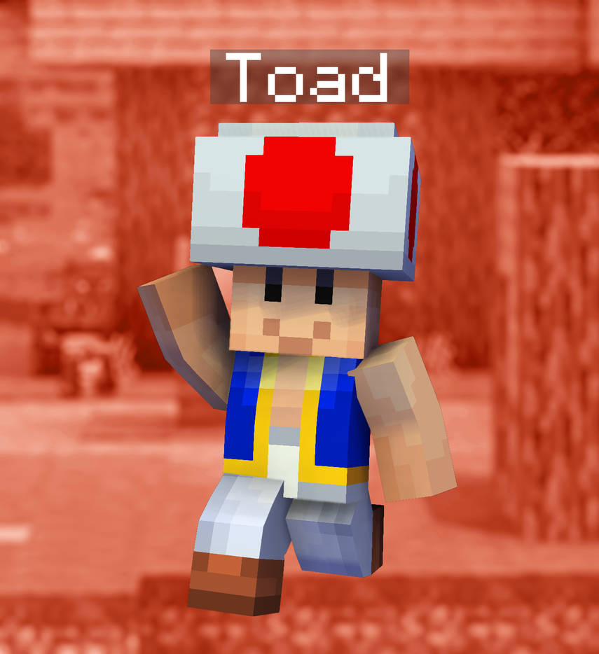 SSBU in Minecraft (Extra Fighters) - 92 Toad by JosueCr4ft on DeviantArt