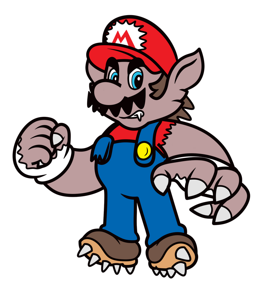 Mario Werewolf Artwork by JosueCr4ft on DeviantArt