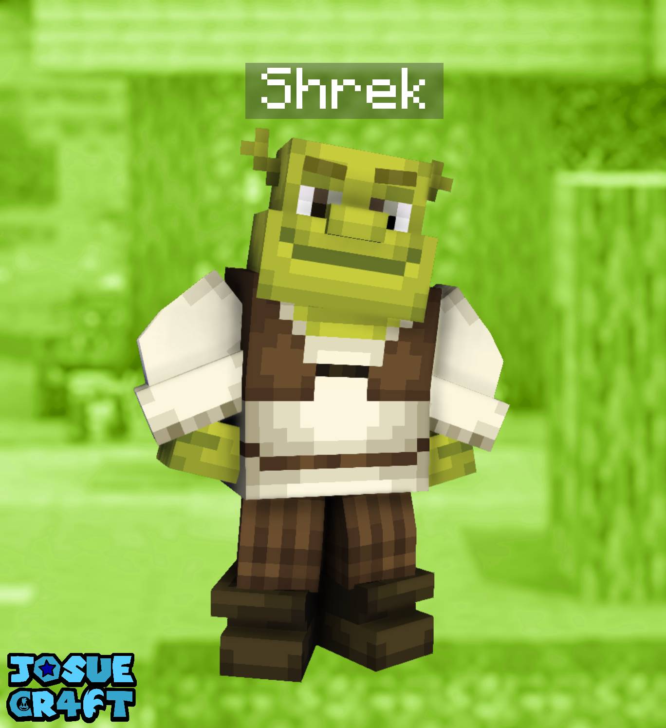 Minecraft Java Shrek Skin Shrek in Minecraft by JosueCr4ft on DeviantArt