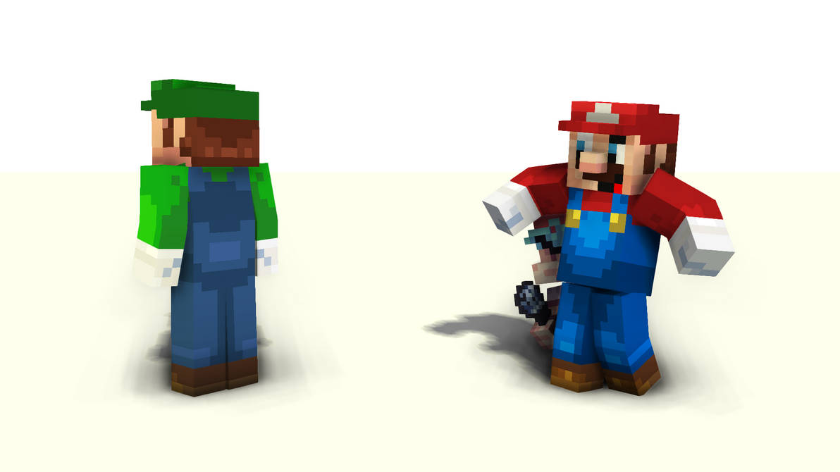 Minecraft Luigi Model Json Format Luigi!? by JosueCr4ft on DeviantArt