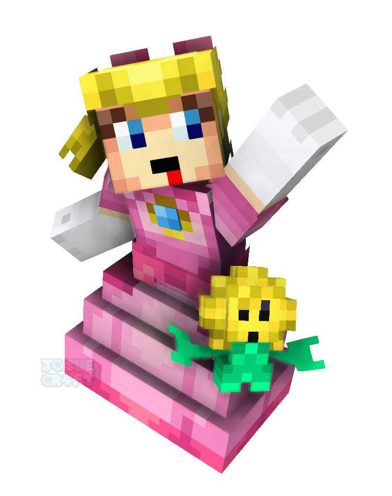 Minecraft - Princess Peach Showtime! by JosueCr4ft on DeviantArt