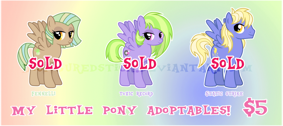 MLP ADOPTABLES PEGASI ::SOLD OUT::