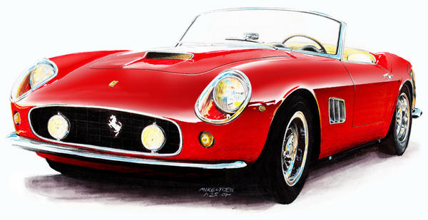 Ferrari 250 GT Cal Rendering