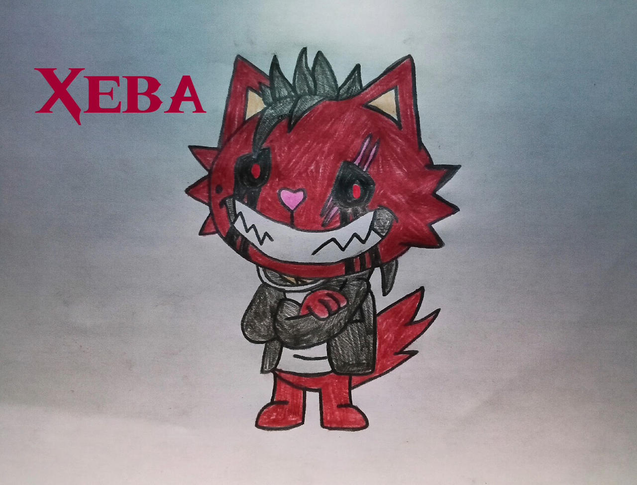 Xeba Xeba As Black by MarquezArtistBoy on DeviantArt