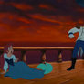 Ursula grabs Ariel and Takes her underwater