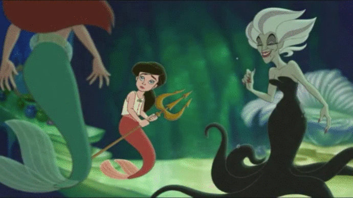 Morgana asks for The Trident by Arielfan90 on DeviantArt