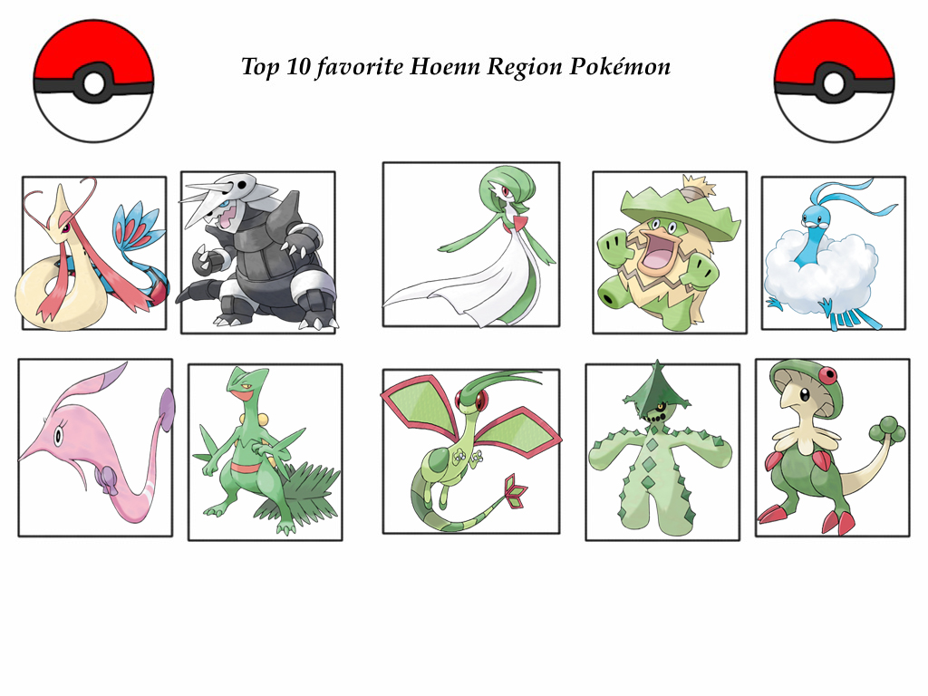 10 Pokémon mais fortes da região de Hoenn